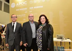 In rappresentanza di APOC Salerno, da sinistra: Angelo Garofalo (presidente), Nicola De Santis (direttore) e Teresa Diomede (responsabile ufficio commerciale zonale 1 e socio).