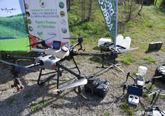 Alcuni dei droni esposti