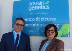 Francesco Mattina (presidente di CPVO) e Carmela Suriano (direttore EMEA di Nova Siri Genetics).