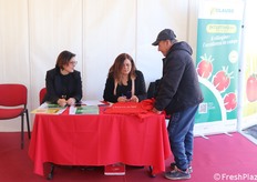 Un momento durante la registrazione all'evento