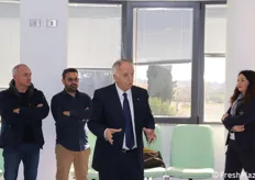 Al centro: Massimo Pavan, presidente del Consorzio della Carota Novella di Ispica IGP, mentre introduce i temi della giornata.