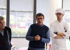 Carmelo Calabrese, vicepresidente del Consorzio, durante il suo intervento.