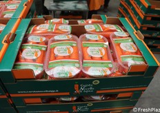 Ecco una pedana in fase di completamente prima di essere avviata al trasporto