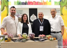 Alex Tallone, Chiara Gaiardoni, Leonardo Lorusso ed Eraldo Barale, in rappresentanza de La Grande Bellezza Italiana, prima rete di imprese ortofrutticole italiana che il 5 ottobre ha compiuto sei anni.