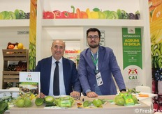 Salvatore Scarcella e Antonio Lo Conte di C.A.I. Arl - Cooperativa Agricoltori Ionici.