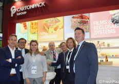 Il team del Gruppo Carton Pack, molto soddisfatto dell'esperienza in fiera.