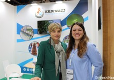 Giulia Cristofori (Ceo) e Alkena Qemalaj (export area manager) di Urbinati. "Ci aspettavamo qualcosa in più dalla nostra partecipazione a questa fiera", sottolinea Cristofori.