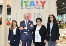 Bianca Bonifacio, Paolo Bruni (presidente), Elisa Macchi (direttrice) e Chiara Bignami di CSO Italy.