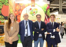 Per il progetto "I love fruit&veg from Europe": Sara Bua (La Deliziosa), Gennaro Velardo (AOA), Emilio Ferrara (Terra Orti), Massimiliano Del Core (Meridia).