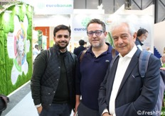 In visita: Michele, Federico ed Enzo Manni della Cooperativa salentina Acli Racale.