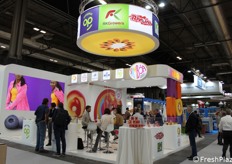 Stand condiviso per Rivoira Giovanni & Figli, KiKoKà Europe, Kiwi Uno, RK Growers, RK Products.