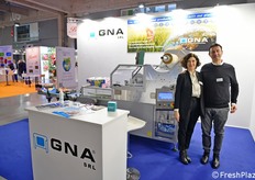 GNA, azienda emiliana del comparto tecnologie di confezionamento, presente in fiera con Gabriella Bolzoni e Massimiliano Nucci