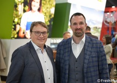 Klaus Hölzl, responsabile vendite VOG, e Hannes Tauber, responsabile marketing VOG.