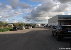 Spazio antistante gli uffici e il magazzino di lavorazione