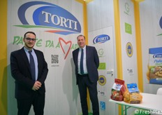 Allo stand Torti Raffaele Torti e Matteo Sangiacomo