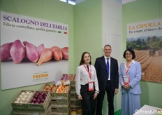 Allo stand Freddi 1926, Gemma e Matteo Freddi e Roberta Busani 