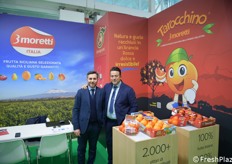A destra, Luca Bonomo, CEO di 3Moretti, con Francesco Cilia (commerciale)