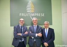 Fruimprese: Pietro Mauro (direttore), Marco Salvi (presidente) e Giacomo Suglia (vicepresidente)