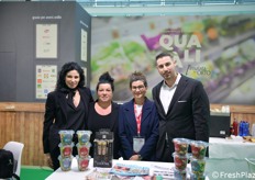 Il team de L'Insalata dell'Orto con Cinzia e Raffaella Busana, Sara Menin e Nicola Tanduo 
