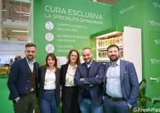Il team dell'azienda Magnani erbe aromatiche
