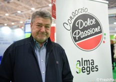 Il presidente del Consorzio Dolce Passione, Roberto Castello. Del consorzio fanno parte Lorenzini, Lambo Seeds, Mazzoni, Ortofrutta Castello, Alma Seges 