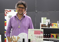 Marcello Maira dell'omonima azienda agricola di Caltanissetta, condotta con il metodo biologico, che produce ortaggi di qualità e melagrane.