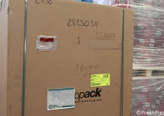 I componenti di un impianto pronto per la partenza verso le aziende di tutta Italia