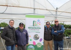 Ortofrutta Experience è un progetto nazionale promosso da Italia Ortofrutta – Unione Nazionale, con l'obiettivo di valorizzare e stimolare i consumi di frutta e verdura in Italia. Quindici le tappe in programma nel 2025.Da sinistra: Andrea Badursi, Vito De Matteis, Demetrio Nicodemo e Vincenzo Falconi.