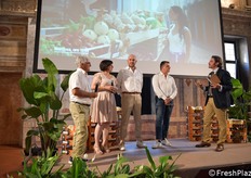 I protagonisti sul palco