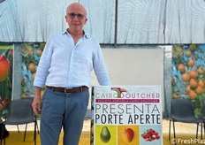 Rolando Calzolari, vicepresidente della società Greenyard Fresh Italy, azienda che detiene l'esclusiva per la vendita della pera Eden sul mercato italiano e greco. Nella precedente stagione la società ha commercializzato 350 ton.