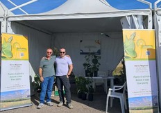 Denis Magalotti e Vittorio Vignaga (azienda vivaistica La Quercia Kiwi Plants)
