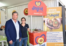 Alessandro Perugini insieme a Cristina Fabbroni.