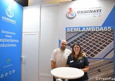 Nello Loffredo e Alkena Qemalaj (export area manager) di Urbinati.