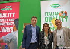 Mauro Laghi (direttore), Claudia Iannarella (marketing manager) ed Enrico Bucchi (responsabile commerciale Italia) del Gruppo Alegra.