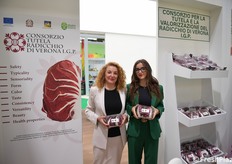 Cristiana Furiani, presidente del Consorzio Tutela Radicchio di Verona Igp, e Sara Azzolini