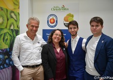 Luca Canonici, Maria Cecilia Pontoriero, Enrico Montaguti ed Enrico Canonici di Sapore di Romagna.