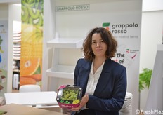 Asia Grilli alla guida dell'azienda agricola pugliese Grappolo Rosso.