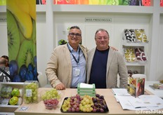 Riccardo Mazzone e Giovanni Liso, rispettivamente commerciale e amministratore della Liso srl, detentrice del marchio Miss Freschezza, insieme alla Ortofrutticola Egnathia.