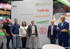 Il team di Sanifrutta - Joinfruit: Alex Tallone, Alberto Boschero, Cristina Abrate, Enzo Garnero, Alessio Chiabrando ed Eraldo Barale