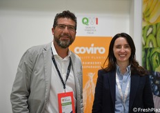 Marcello Sbrighi (direttore commerciale) e Aurora Kamami (business & sales manager) di Coviro.