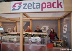 Stefano Zoli, Nicola Antonacci e Arianna Zammarchi di Zetapack.