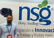 Nicola Tufaro, breeder di Nova Siri Genetics. La società, alla sua settima partecipazione consecutiva al Fruit Attraction di Madrid, ha presentato tre nuove varietà di fragola in corso di registrazione a livello europeo.