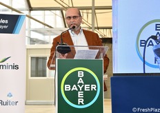 Mauro Ferrari, Unit Lead Vegetables Seeds Italia, ha presentato la divisione orticola di Bayer Crop Science, che impiega circa 1500 dipendenti a livello globale e gestisce 20 specie di crop.