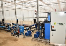 Sistema di riciclo e sanificazione delle acque del ciclo chiuso.