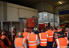 Il gruppo di giornalisti e buyer presenti all'evento