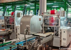 L'azienda utilizza confezionatrici della GNA, utilizzate con ortofrutticoli di piccolo calibro, come le clementine, e box che vanno da 2 a 10 kg.