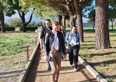 Terminate le visite aziendali, il gruppo si è spostato presso il Parco Archeologico di Sibari.