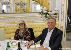 Natalino Gallo, presidente della Op Agricor, e la moglie Susanna.