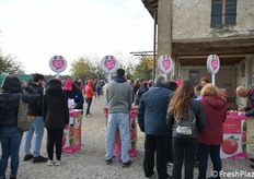 Tutto perfettamente organizzato all'arrivo per la registrazione