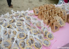 Merenda con prodotti artigianali a base di mela Pink Lady